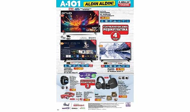 4 aralikta a101de mobilite ve teknoloji urunleri one cikiyor